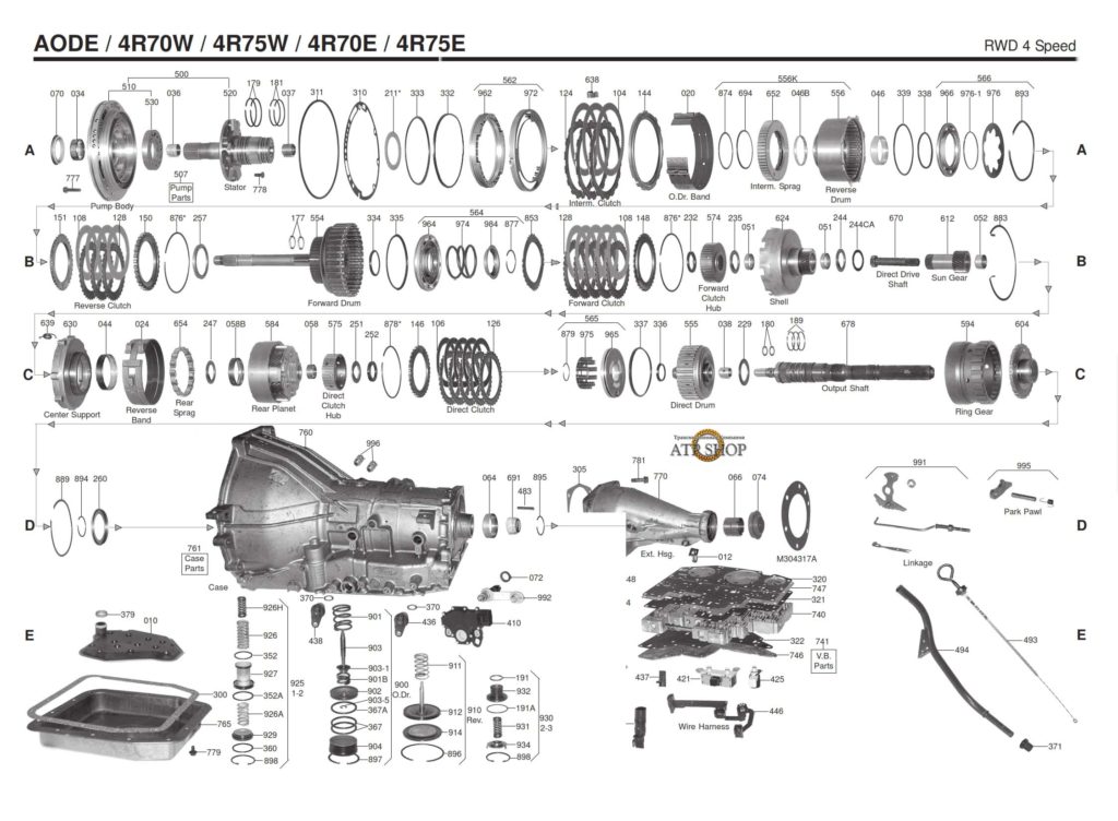 4r70w_scheme_diagram