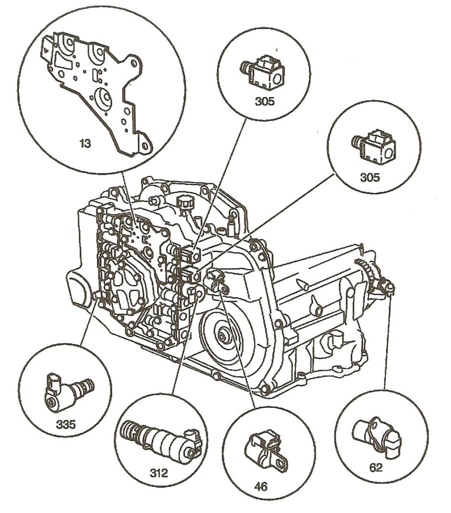 4t45e solenoid replace